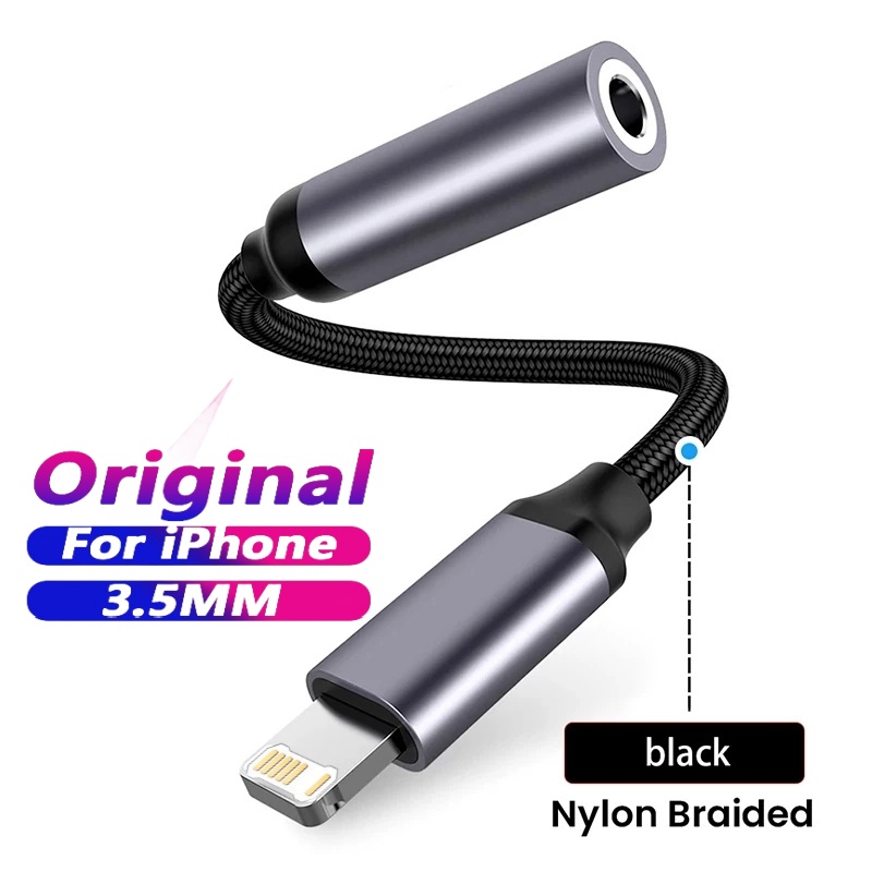 Wired Earphone Lightning - 3,5 mm Klinke AUX-Kabel 8-polige Beleuchtungsschnittstelle