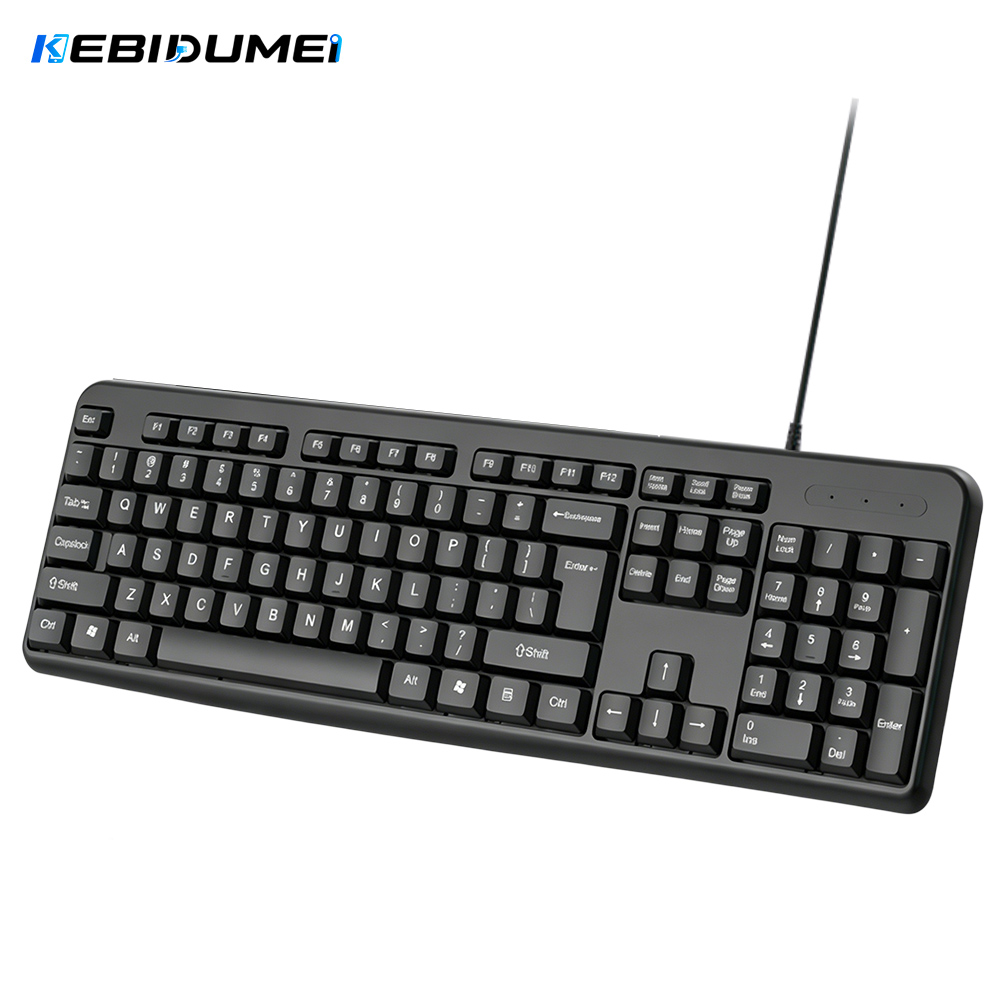 Android Tablet Gaming Accessories - KEBIDUMEI USB-Tastatur mit Kabel, 104 Tasten,