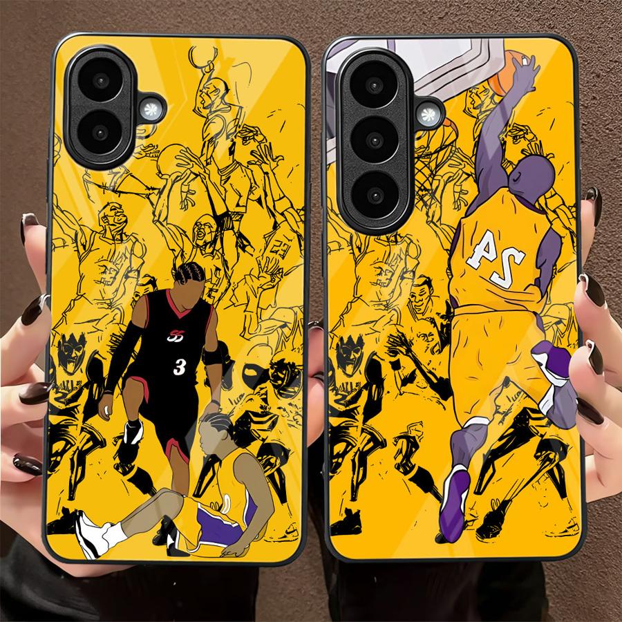 Samsung Galaxy A55 - Cartoon Basketball Star Hülle für Samsung
