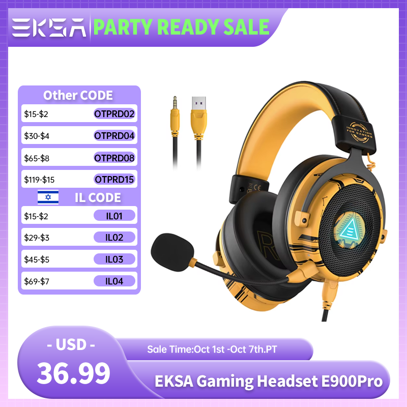 EKSA E900 Pro Gaming-Kopfhörer – Wired Earphone Lightning Bewertung und Preis