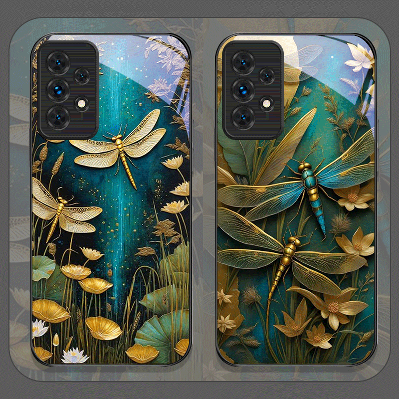 Blume goldene Libelle gehärtet – Samsung Galaxy A55 Bewertung und Preis