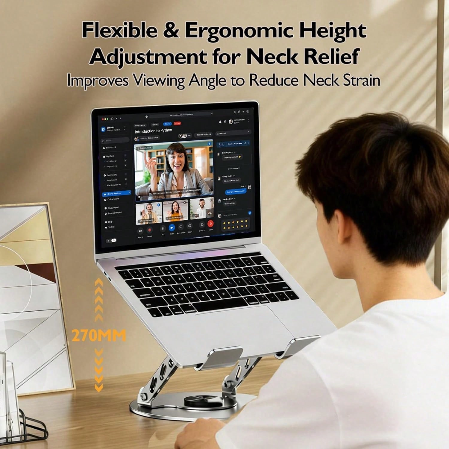 360 °   Drehbarer Laptop-Ständ – Tablet Lap Desk Bewertung und Preis